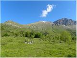 Planina Kuhinja - Planica below Krn